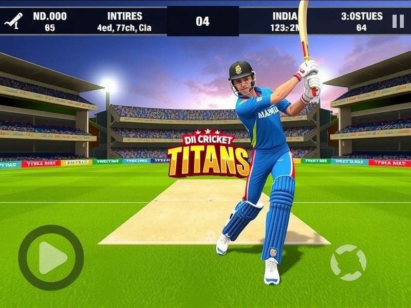ODI Cricket Titans India Gameplay Screenshot